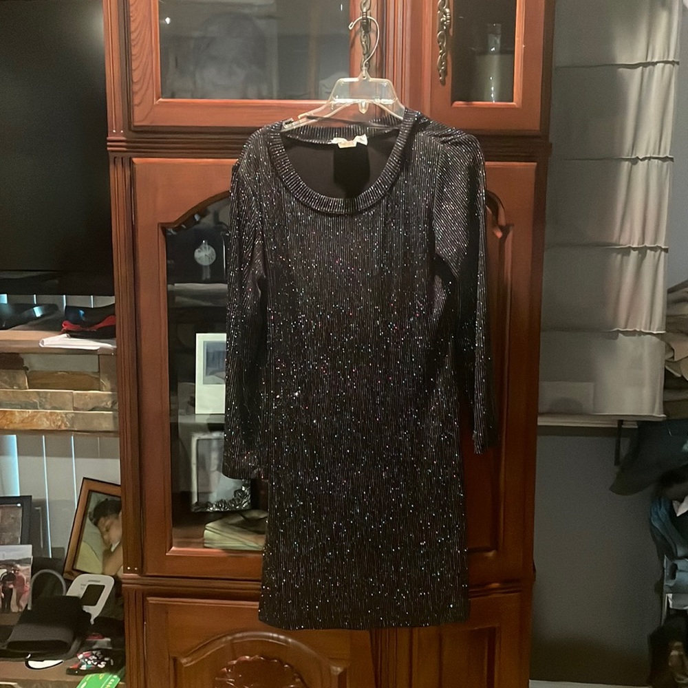 Black with rhinestones